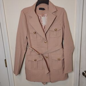 BLITHE LA Blazer Short Jumpsuit Sz M